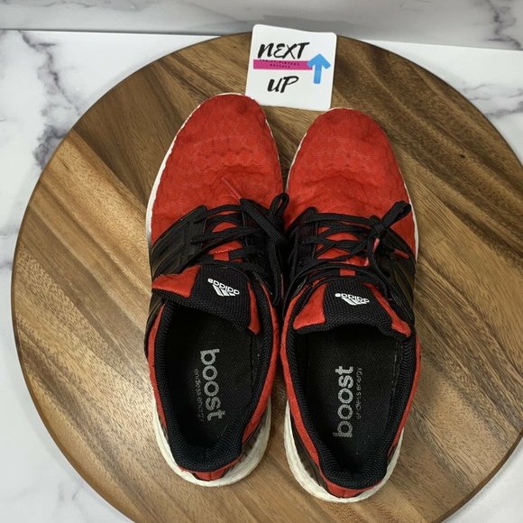 Adidas Solar Boost Red Running Sneakers Men’s size 11 Comfort Athletic Shoes - Picture 7 of 9